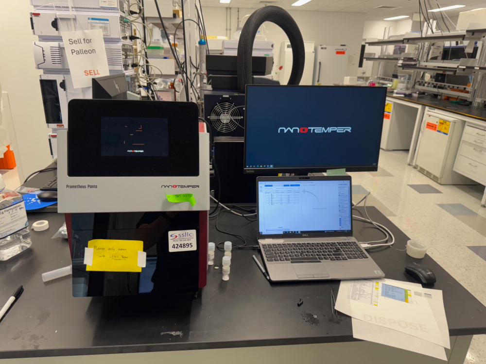 Image of NanoTemper Prometheus Panta Protein Stability Characterization System